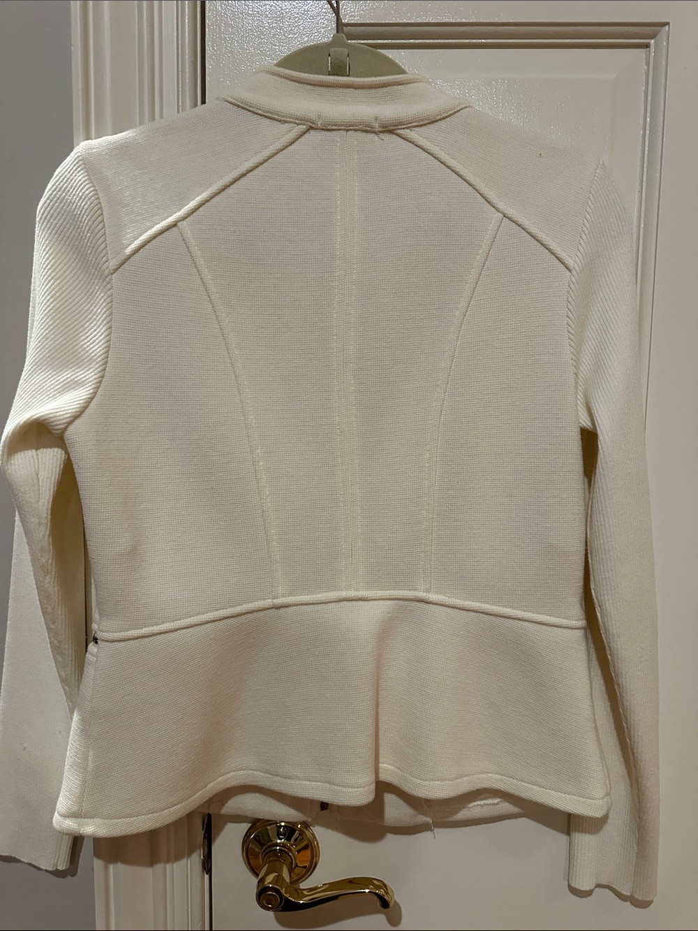 Cache Cream Zip-Front Braided Trim Jacket - Picture 4 of 4